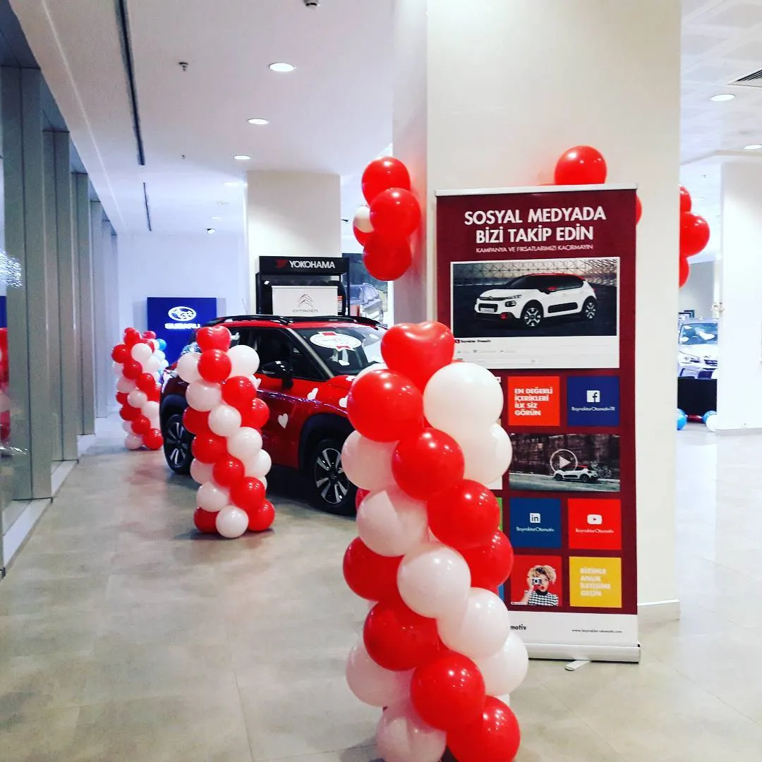 Doğum günü için balon süsleme